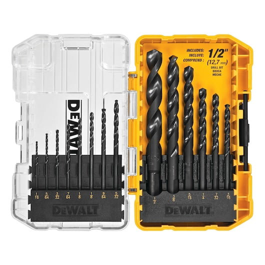 Dewalt DWA1184 Black & Gold Metal Drill Bits