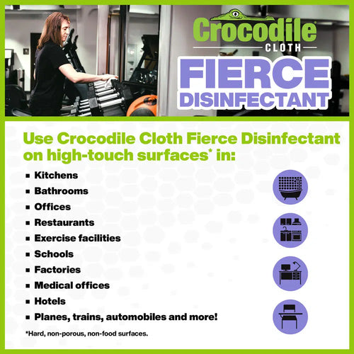 Crocodile Cloth®  Fierce Disinfectant (80-Count)