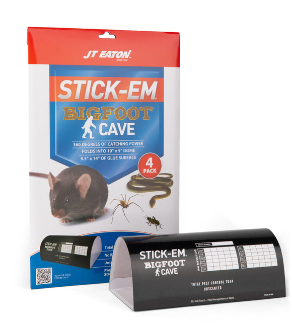 JT Eaton Stick-Em Bigfoot Cave Heavy-Duty Extra-Large Rodent Glue Trap