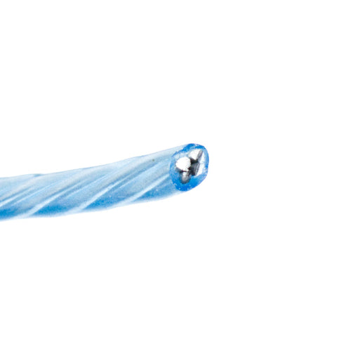 Monster Fastener 4 Strand Blue Vinyl Coated Galvanized Steel Guy Wire