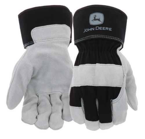John Deere Split Cowhide Leather Palm Gloves
