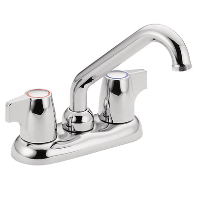 Moen Chateau Chrome Two-Handle Low Arc Laundry Faucet