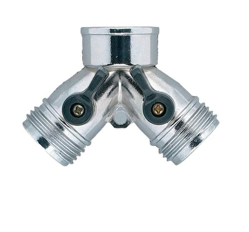 Orbit Zinc 2-Way Shut-Off Hose Y Adapter