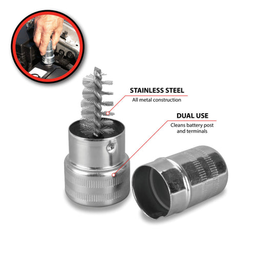 Performance Tool W147C Metal Battery Terminal Brush