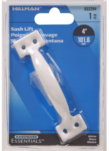 Hillman Group Hardware Essentials Sash Lift Bar Type White (4)