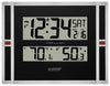 La Crosse Technology Atomic Digital Wall Clock with Indoor/Outdoor Temperature