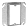 ABB Installation Steel City One Gang Square Device Cover, 52C1458-25R