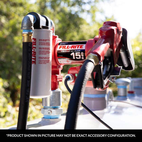 Fill-Rite 115V AC 15 GPM Fuel Transfer Pump with Nozzle FR610HA