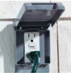 Carlon Single Gang – Vertical Mount GFI Receptacle