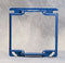 Carlon 4 SQ 1/2 Raised 2-Gang Cover