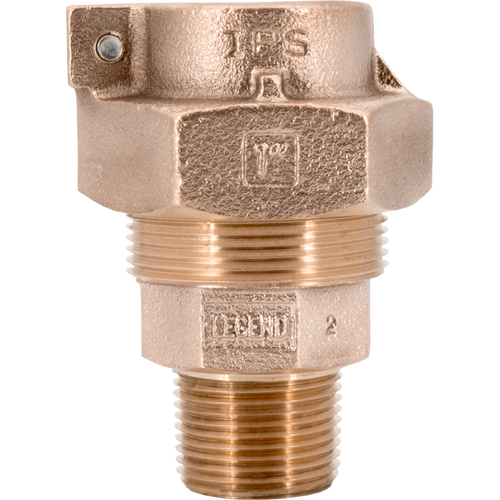 Legend Valve T-4320NL No Lead Cast Bronze Water Service IPS/PEP Pack Joint x MNPT Adapter