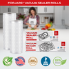 Forjars® Vacuum Sealer Roll (8-inch) - Textured on Both Sides, 7.5 Mil Thickness