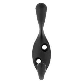 National N830-625 Heavy Duty Coat/Hat Hook Matte Black