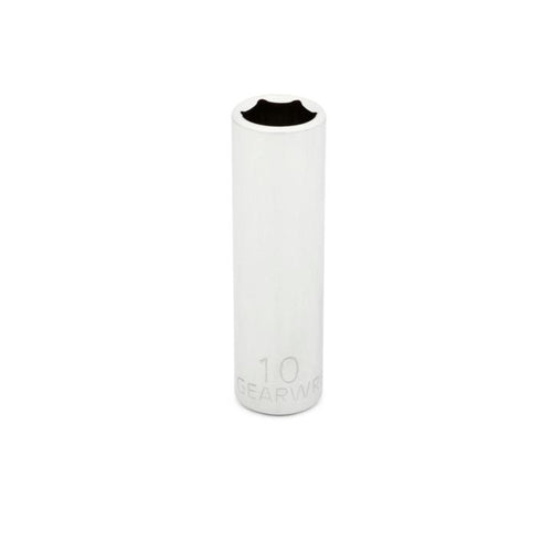 GearWrench 1/4 Drive 6 Point Deep Metric Socket 10mm