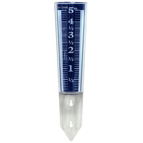 La Crosse Technology 704-1531 5 inch Plastic Rain Gauge