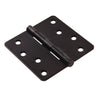 Hillman Hardware Essentials 1/4 Round Corner Door Hinge Oil Rubbed Bronze (4)