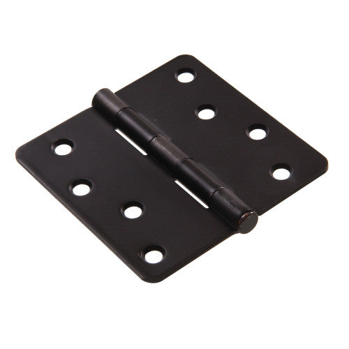 Hillman Hardware Essentials 1/4 Round Corner Door Hinge Oil Rubbed Bronze (4)