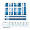 Spyder 8-Piece 1 Impact Driver Bit Set (PH1, PH2, SQ1, SQ2, T20, T25 x 2 & 3 Bit Holder) Mach-Blue®