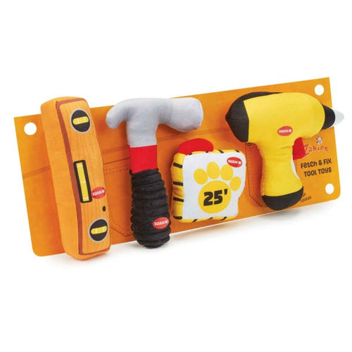 PetEdge Zanies Fetch & Fix Tool Toys 4Pc