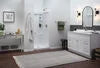 Delta Classic 500 Shower Base 36x36 in High Gloss White