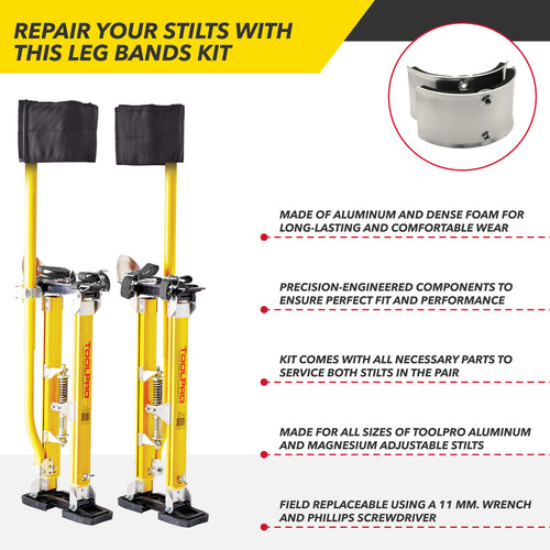 ToolPro TP02455 Stilt Repair Kit K5 Leg Bands