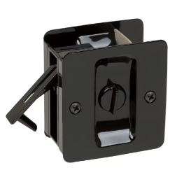 Delaney Hardware Traditional Square Privacy Pocket Door Lock