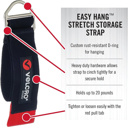 VELCRO® Brand EASY HANG™ Stretch Storage Strap