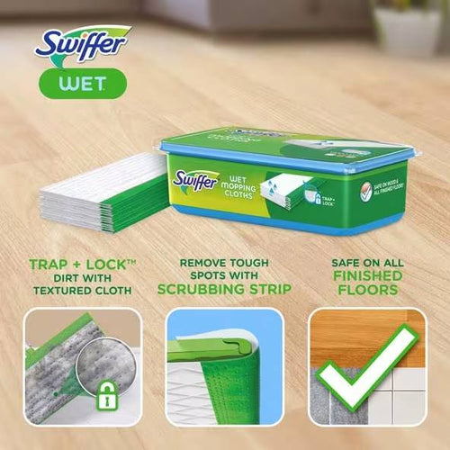 Swiffer® Sweeper™ Wet Mopping Pad Refills Open Window Fresh Scent