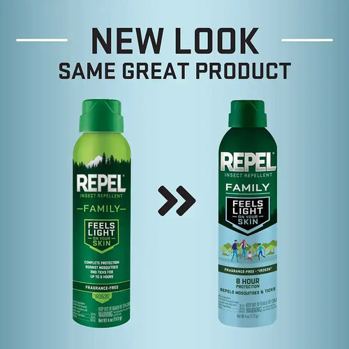 Repel Insect Repellent Family Formula™ DEET-FREE Aerosol, 4 oz