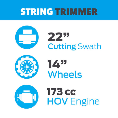 Pulsar PTG1022H 22 Inch Walk Behind String Trimmer