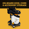 Vacmaster 14-Gallon* 6.5 Peak HP† Stainless Steel Wet/Dry Vacuum Beast Series™ VJE1412SW 0201
