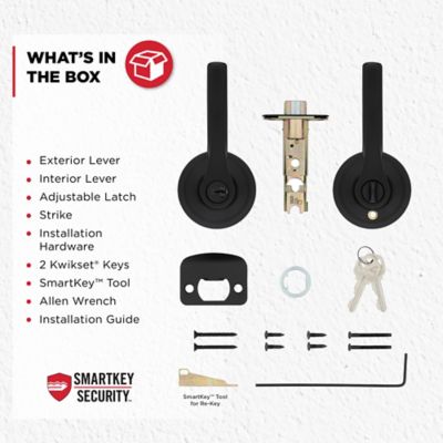 Kwikset Henley Lever Keyed Featuring SmartKey