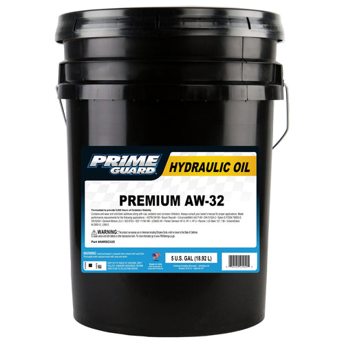 Prime Guard Premium Hydraulic Oil AW-32 - 5 Gallon