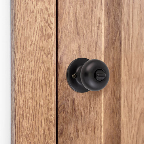 Design House Cambridge Privacy Door Knob Matte Black