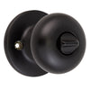 Design House Cambridge Privacy Door Knob Matte Black