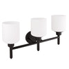 Design House Aubrey 3-Light Vanity Light Matte Black