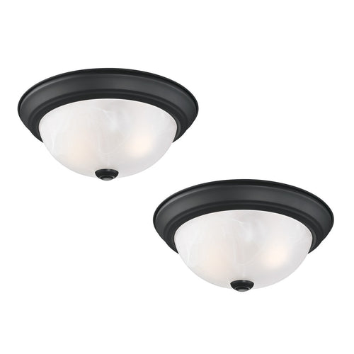 Design House Flush Mount Light 11 Matte Black