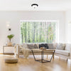 Design House Flush Mount Light 11 Matte Black