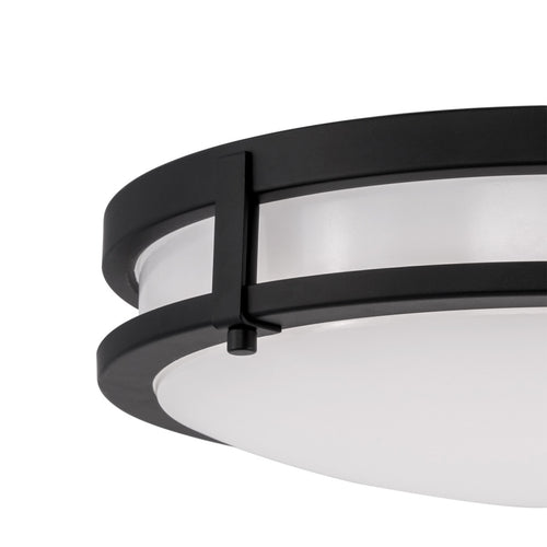 Design House Ripon Flush Mount Light 14 Matte Black