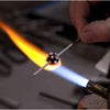 Bluefire HB-875B Handy Cyclone Propane Torch Head Nozzle Trigger Start Push Button Piezo Ignition Turbo Swirl Flame