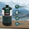 BLUEFIRE 2x Propane Camping Gas Fuel Cylinder Canister 16.4oz Tank 95% High Purity