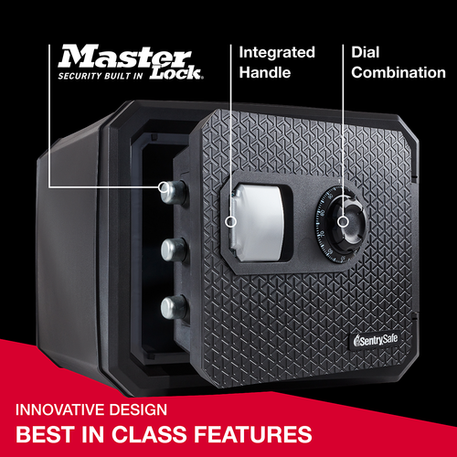 SentrySafe Fireproof Waterproof Safe with Combination Dial, 13.7 in x 16.4 in x 18.8 in