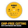 Dewalt XP4 10-In. X 0.060-In. Wet Cutting Porcelain Tile Diamond Blade