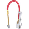 Milton® Tire Inflator Gauge with Dual Head Straight Foot Air Chuck 15” Air Hose 10-160 PSI
