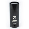 GearWrench 1/2 Drive 6 Point Deep Impact Metric Socket 21mm
