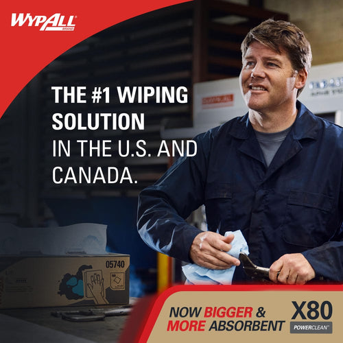 Kimberly Clark WypAll® PowerClean™ X80 Heavy Duty Cloths