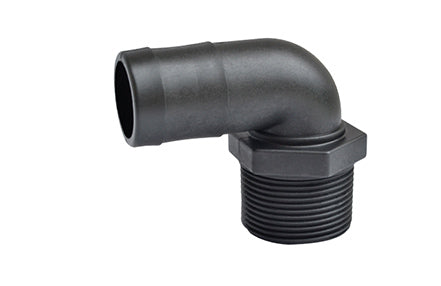 Green Leaf  Schedule 80 – 90˚ Hose Barb Heavy Duty Fitting  1-1/2″ Male NPT x 1-1/2″ Hose Barb Elbow