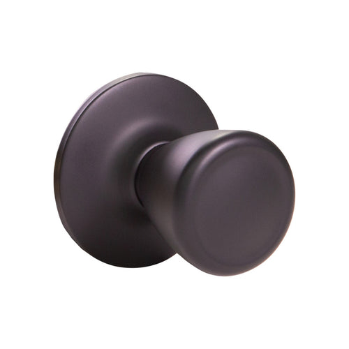 Design House Tulip Dummy Door Knob, Matte Black