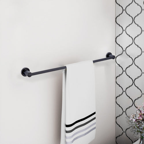 Design House  Eastport Towel Bar, 24, Matte Black