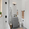 Design House  Eastport Towel Bar, 24, Matte Black